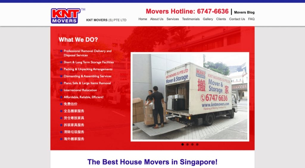 Top 10 Best Movers in Singapore