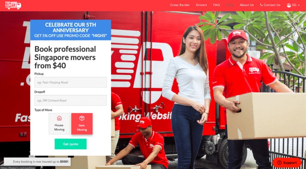 Top 10 Best Movers in Singapore