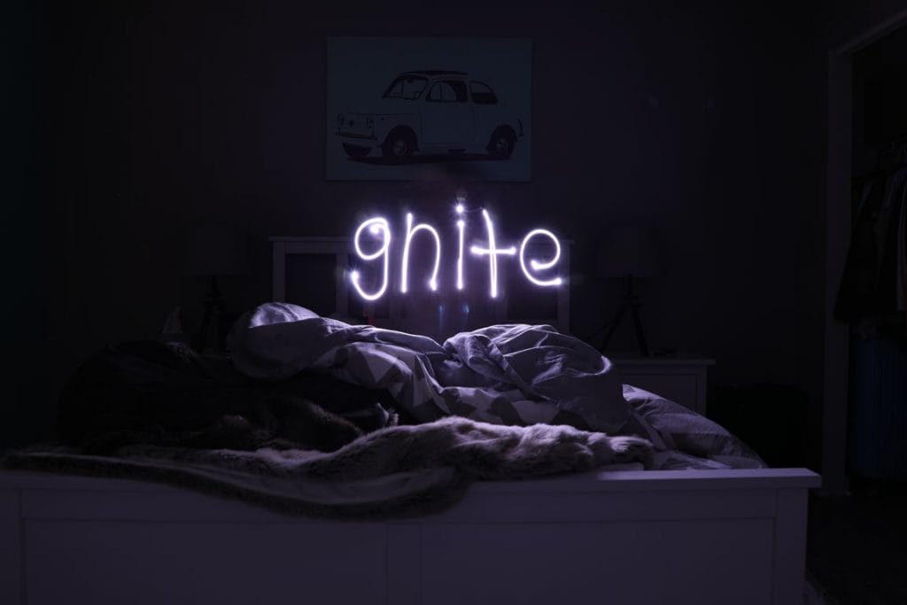 gnite neon sign