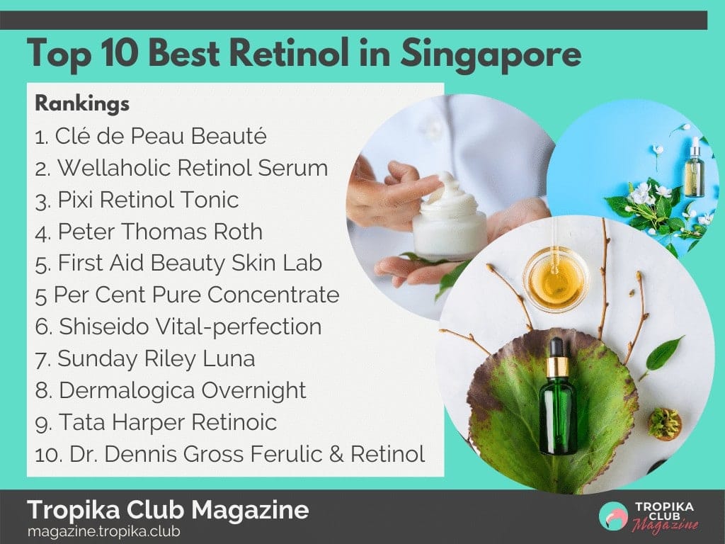 Top 10 Best Retinol in Singapore
