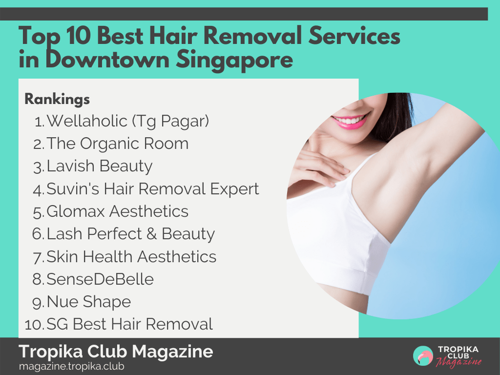 Top 10 Best Hair Removal Services in Downtown Singapore