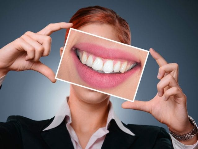 woman, smile, tooth