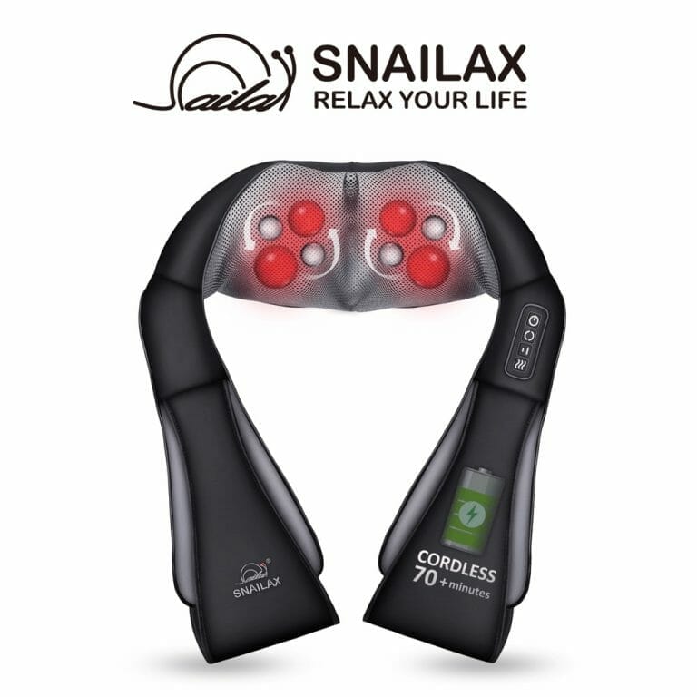 Snailax SL-632NC Shiatsu Neck, Shoulder & Back Massager with Heat, Electric  Massager 2 yrs local Warranty | Ideal Gift | Shopee Singapore