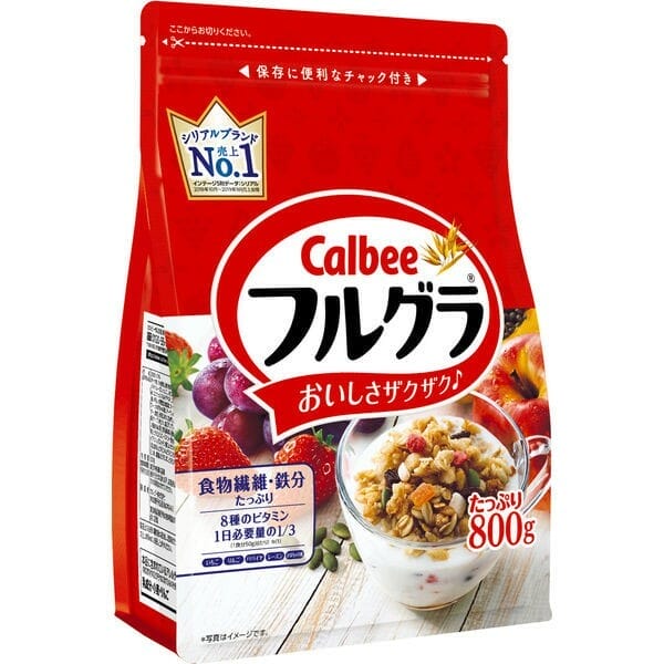 Calbee Frugra Fruits Granola Original [800g] 1Bag [DIRECT FROM JAPAN] |  Shopee Singapore