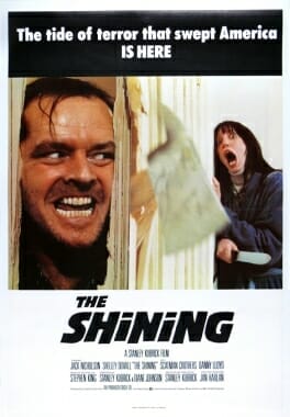 The Shining (1980) U.K. release poster - The tide of terror that swept America IS HERE.jpg