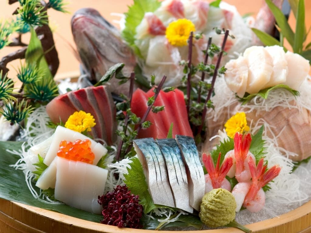 Japanese Buffet with Sashimi