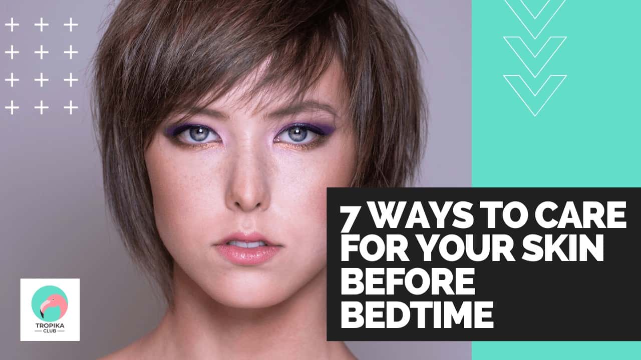 It is so important to care for your face before going to bed