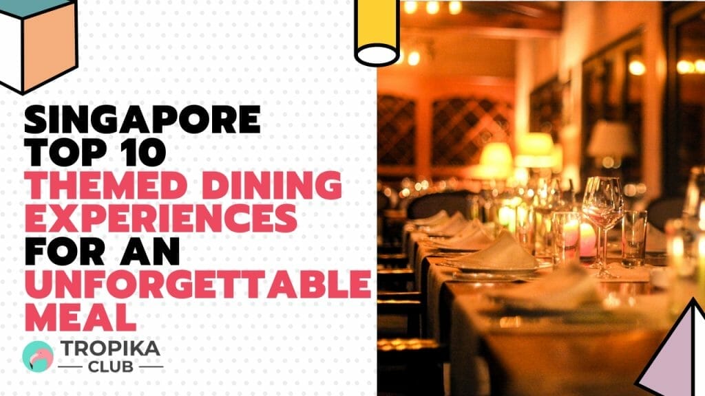 Singapore Top 10 Themed Dining Experiences for an Unforgettable Meal