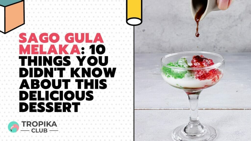 Sago Gula Melaka 10 Things You Didn't Know About This Delicious Dessert