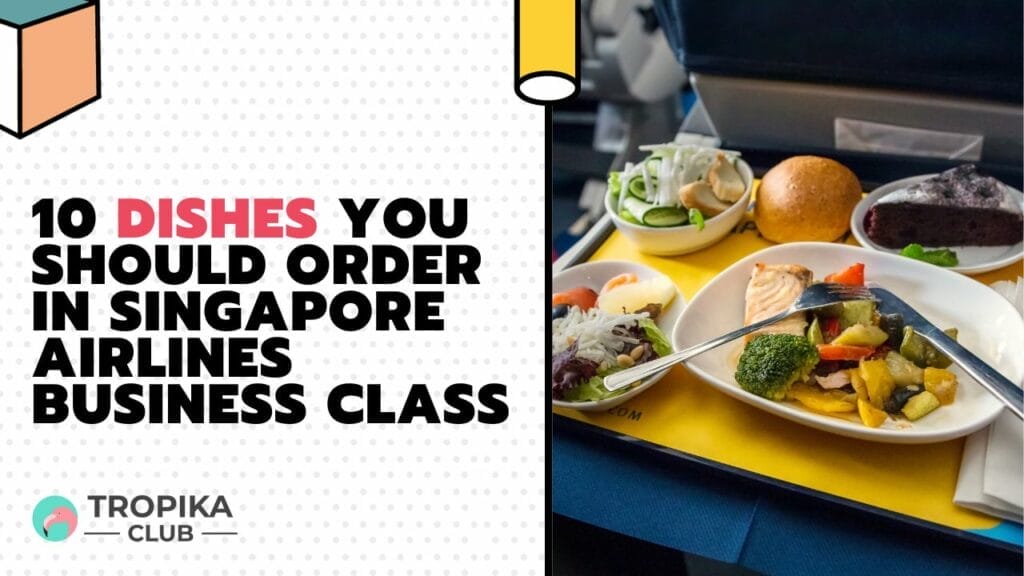 Dishes You Should Order in Singapore Airlines Business Class